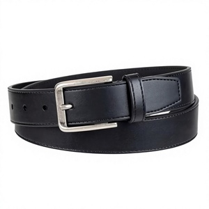 Cinturones de Cuero Genuino para Hombre BS INTERNATIONAL, Estilo Vintage, Hebilla de Acero, Resistentes al Agua, Ecológicos, Duraderos y Resistentes - Product Image 3