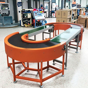 Industrial PVC Powered180 Degree 360 Degree <strong>Curve</strong> Assemble Line Semi Circle Return <strong>Conveyor</strong> Belt System For Warehouse Packaging - Product Image 6