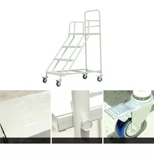Kho thép an toàn cán di động nền tảng thang với tay vịn - Product Image 4