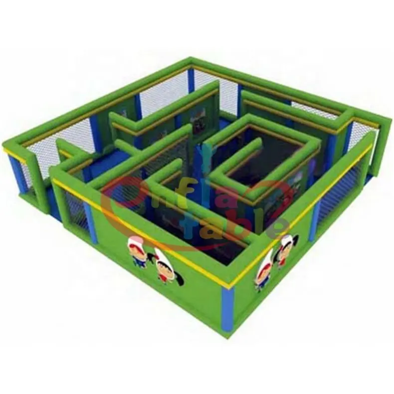 Commercial Inflatable Labyrinth Laser Challenge / Maze Game Inflatable Obstacle Maze For Kids And Adults