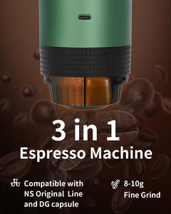 Cafetera Eléctrica Portátil Nueva de Fábrica, Cafetera a Batería Compatible con Café Molido y Cápsulas NS - Product Image 5