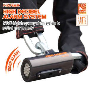 Vente en gros directe usine : <span class=keywords><strong>Antivol</strong></span> chaîne 120 dB pour vélo, <span class=keywords><strong>moto</strong></span> et vélo électrique <span class=keywords><strong>avec</strong></span> clés - Product Image 4