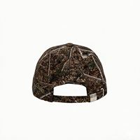 Casquette de baseball 5 panneaux camouflage forêt 100% coton personnalisable broderie boucle simple bouton mode outdoor