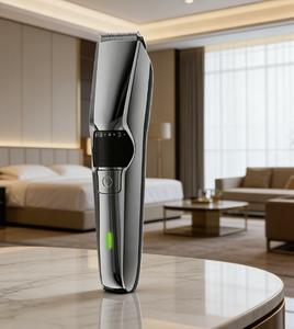 Recortadora de Pelo Profesional para Hombre, Recortadora de <span class=keywords><strong>Barba</strong></span> Inalámbrica Recargable con Cuchillas Duraderas - Product Image 2