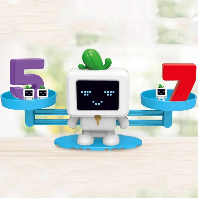 Sıcak satış eğitim numarası Robot denge oyuncak matematik oyunları oyuncaklar çocuklar için