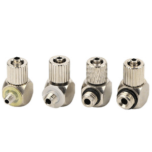 Dde Dade Pneumatics Mini <b>Quick</b> Connect Coupler M3hl 4 Air Hose Fitting Nickel Plated Copper Straight And Bend <b>Connector</b> - Product Image 1