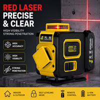 Niveau laser de construction en gros à auto-nivellement, longue durée de vie, lignes réglables pour les tâches d'alignement sur site