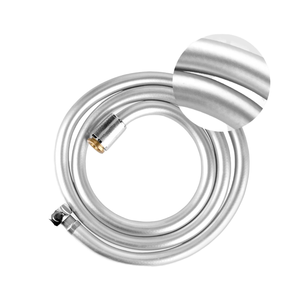 Baignoire à main moderne en laiton personnalisée pommeau de <span class=keywords><strong>douche</strong></span> <span class=keywords><strong>noir</strong></span> or <span class=keywords><strong>flexible</strong></span> cuisine haute pression argent PVC lisse tuyau de <span class=keywords><strong>douche</strong></span> - Product Image 2