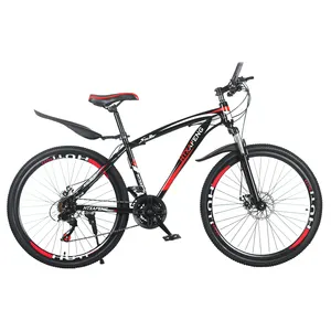 Bicicletta da montagna di fabbrica 21 velocità personalizzata in lega di alluminio di alta qualità da uomo sospensione Mountain Bike MTB Bike