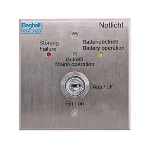Pannello di Controllo Remoto Beghelli 8.6x8.6x5.3 Cm Interruttore per Luci di Emergenza - Product Image 1