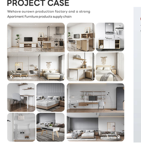 Ensemble de meubles ATWOKA pour <span class=keywords><strong>appartement</strong></span> de petite taille, aménagement flexible, adapté aux studios de 20 à 39 m², solution personnalisée - Product Image 4
