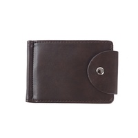 Portefeuille Unisexe Créatif en Cuir PU Anti-Vol avec Clip à Billets Style Coréen et Porte-Cartes Multiples – Grande Vente