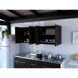 Scaffali portaoggetti in truciolare per soluzioni da cucina FCJ