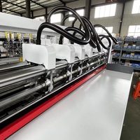 Machine à découper et à rainurer de haute qualité à 6 lames, 10 rainures, avec alimentation manuelle, réglage électrique et lame fine pour la fabrication de boîtes en carton