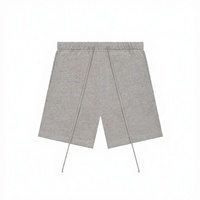 Shorts Bermuda Essentiels pour Hommes en Velours Côtelé Tricoté, Couleur Unie, Style Hip-Hop, Écologiques, Respirants, Confortables, avec Cordon Élastique – Meilleures Ventes