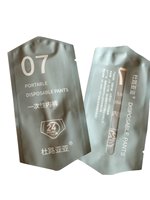Sous-vêtements chirurgicaux jetables 7 couleurs pour préservatifs, emballage plastique de forme irrégulière, modèle personnalisé 07
