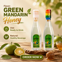 Verse Gemengde Honingwater Natuurlijke Fruit smaak Zonder Toegevoegde Suiker Gezonde Drank 435ml Fles.