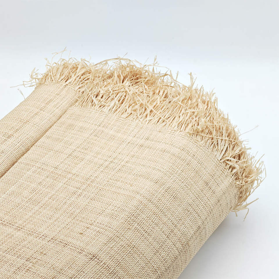Raffia Straw Fabric Roll for Handbags & Crafts - Eco-Friendly Natural ...