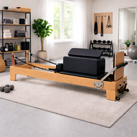 Machine de Pilates en bois de hêtre pour l'entraînement en studio et l'utilisation à domicile, équipement professionnel fabriqué par un fabricant