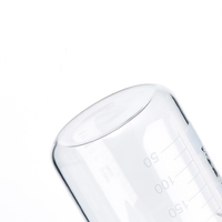 Verres de laboratoire de 2000 ml, béchers en verre durables à large bec