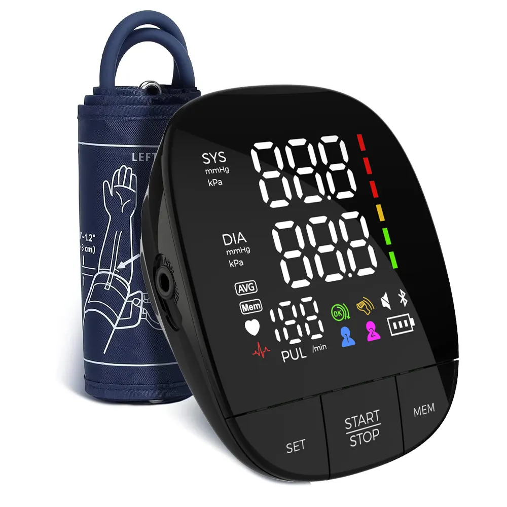 Prezzo all'ingrosso monitoraggio elettronico della pressione arteriosa a buon mercato del braccio superiore Monitor della pressione arteriosa BP Monitor sfigmomanometro