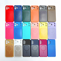 Coques magnétiques pour iPhone 17 Air, épaisseur 2 mm, doublure en microfibre douce, étuis de téléphone portable en TPU