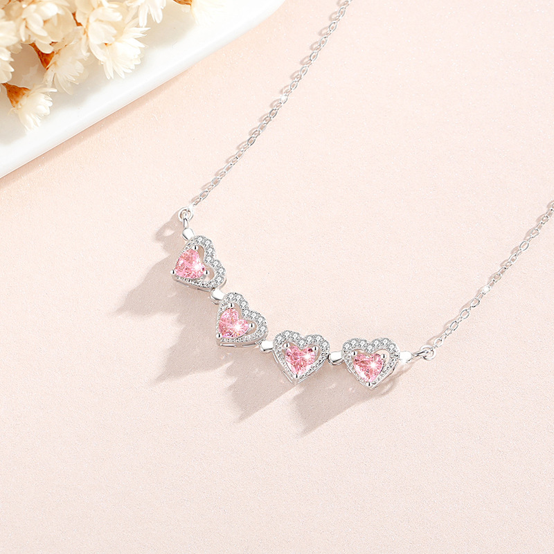 women necklaces heart