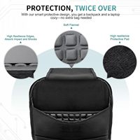 Sac à dos pour ordinateur portable de voyage avec port de charge USB-A et USB-C, sac à dos de voyage fin pour le travail de bureau