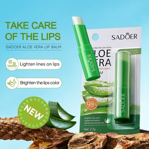 Baume à lèvres hydratant et nourrissant à l'aloe vera pour le soin des lèvres pendant le sommeil, estompe les ridules - Product Image 4