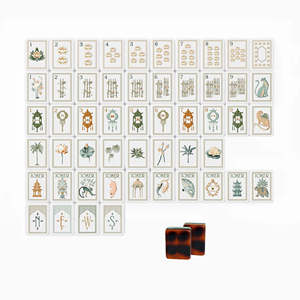 Acrylic American Style <b>Mahjong</b> Tile <b>Set</b> Custom Hand Painted American Turtle Pattern Lotus Luxury Gift White Tiles Portable - Product Image 5