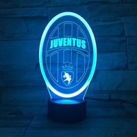 Lampe néon LED FCB Football Club, lumière de nuit 3D USB