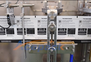 Double Outlet Pouch Roll Film Filling-Sealing And Packing <strong>Machine</strong> For Flat Bag With CE Certification - Product Image 4