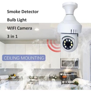 Chất lượng cao E27 tầm nhìn ban đêm không dây Ánh Sáng Bóng đèn máy ảnh 1080P đêm phiên bản Home an ninh wifi PTZ CCTV Camera không dây - Product Image 2
