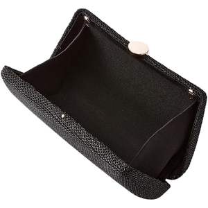 Bolso de mano Daffgui para mujer con patrón de ratán, elegante bolso de noche para boda, cartera con cadena desmontable para uso diario y festivales - Product Image 6