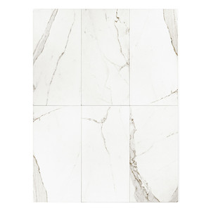 Piastrelle in marmo Calacatta Gold lucidato 12x24 pollici per pareti e pavimenti - Product Image 1