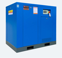 Compresseur d'air rotatif à vis sans huile à 2 étages basse pression extérieur 8 bars avec sécheur d'air 11 kW