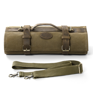HEZHEN pochette de rangement pliable couteaux portables sac en toile cirée sacs en cuir couteau de Chef sac en rouleau cadeaux - Product Image 2