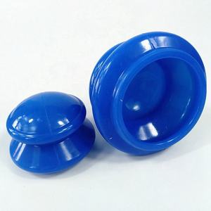 Cangkir pijat hisap vakum karet, Set terapi kaca bekam silikon wajah - Product Image 2