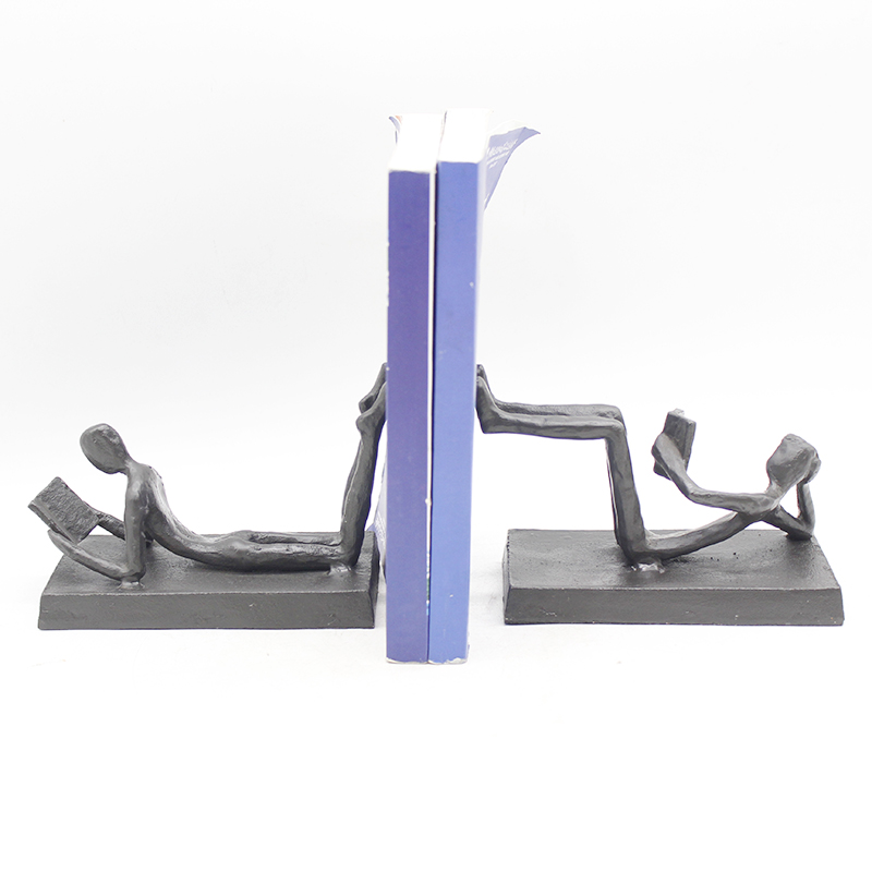 Статуэтка, чугунные книжные концы для полки, декоративно-прикладное искусство, дешевое использование на заказ для декора Библиотеки/стола