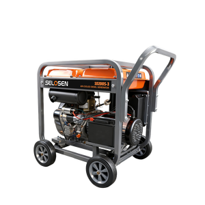 เครื่องกำเนิดไฟฟ้าแบบพกพาขนาดเล็ก 8.5kva 9kw พร้อมรถพ่วง 9000w 8.5kw 9kva เครื่องยนต์สูบเดียว สำหรับ 230V/400V รุ่น Generator-10200S-3 - Product Image 1