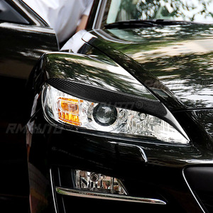 1 คู่คาร์บอนไฟเบอร์ไฟหน้ารถคิ้วเปลือกตาสำหรับมาสด้า RX8 2004 2005 2006 2007 2008 - Product Image 6