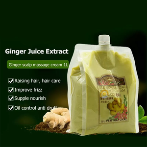 Profissional Salon Grade Natural Herbal Anti Loss Smoothing Hair Care Tratamento Reparação Scalp Massagem Creme Ginger Hair Mask - Product Image 3