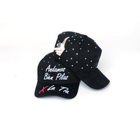 Casquette de baseball en daim doublée de satin avec logo personnalisé brodé 3D et strass, OEM ODM, Gorras Personalizadas pour tous nos fans