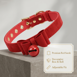 Volwassen seksspeeltjes lederen schattige halsband hondenslavenhalsband met bel voor mannen en vrouwen BDSM gebruik - Product Image 2