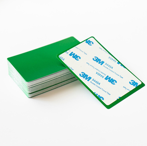 Xinrunjin แผ่นโลหะกาวหลายสี86X54มม. คุณภาพสูงออกแบบได้ตามต้องการ - Product Image 2