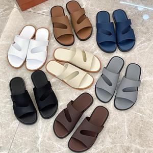 Sandalias Casuales <span class=keywords><strong>de</strong></span> Diseño <span class=keywords><strong>de</strong></span> Lujo, Parte Superior <span class=keywords><strong>de</strong></span> Cuero Vacuno, <span class=keywords><strong>Suela</strong></span> <span class=keywords><strong>de</strong></span> <span class=keywords><strong>Goma</strong></span>, Comodidad Premium, Ligeras, Calzado <span class=keywords><strong>de</strong></span> Verano - Product Image 1