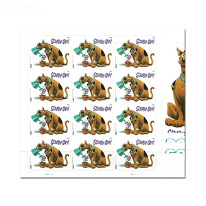 Etiquetas de Sellos Postales Adicionales para Correo, Álbum Retro de Dibujos Animados de <span class=keywords><strong>Scooby</strong></span> 2018, Colección de Sellos Permanentes de Papel para Oficina - Product Image 4