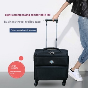 Maleta de Viaje con Ruedas de Tela Oxford de 18 Pulgadas, Maleta de Mano con Ruedas Giratorias para Viajes de Negocios - Product Image 5