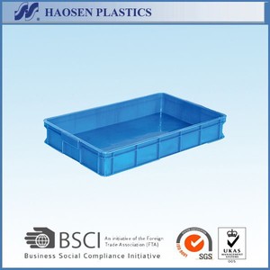 HAOSEN HS-1914 <span class=keywords><strong>Cassa</strong></span> in Plastica PP Multifunzionale Resistente all'Usura Impilabile con <span class=keywords><strong>Fondo</strong></span> Rinforzato Pratica e Conveniente per la Spedizione - Product Image 6