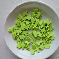 500g de tranches d'argile polymère d'été, motifs flamant rose, oiseau, palmier vert, pour slime, shaker, fournitures pour gobelets boule de neige et DIY